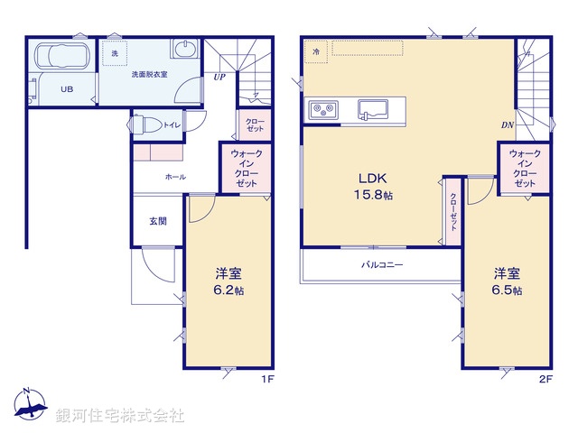 G00370987 埼玉県所沢市大字松郷 新築一戸建て 3080万円【間取図】
