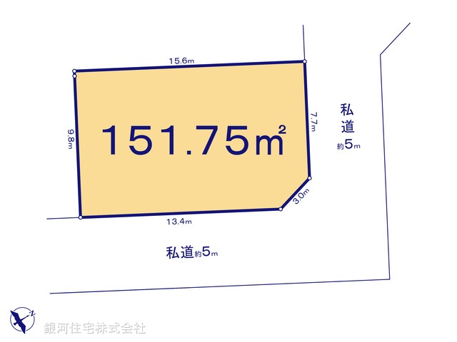 G00371035 東京都八王子市川口町 土地 1480万円【区画図】