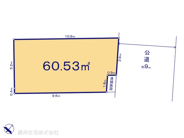 G00371062 千葉県市川市湊新田２丁目 土地 4580万円【区画図】