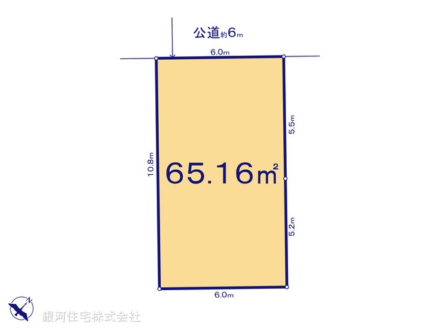 G00371064 千葉県市川市湊新田２丁目 土地 4740万円【区画図】