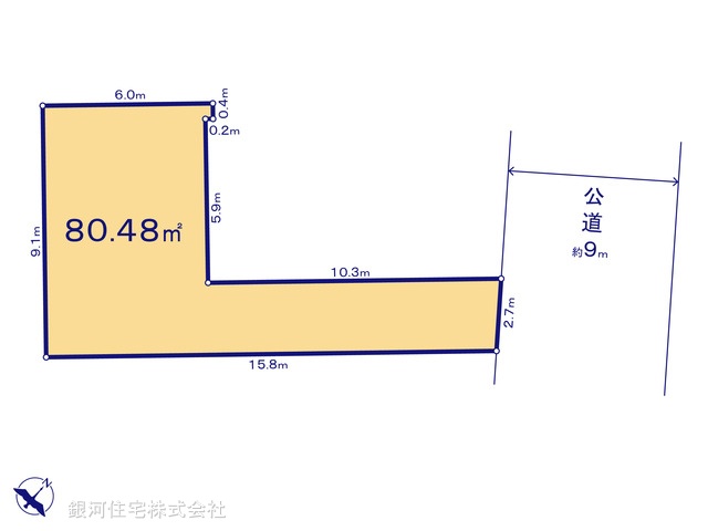 G00371065 千葉県市川市湊新田２丁目 土地 4290万円【区画図】