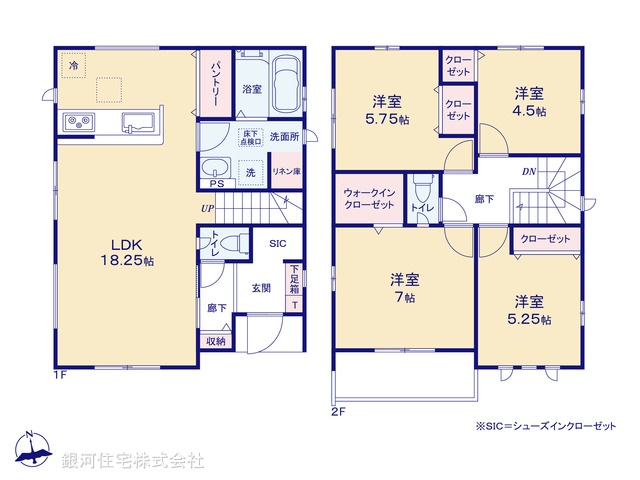 G00371092 千葉県我孫子市寿２丁目 新築一戸建て 3480万円【間取図】
