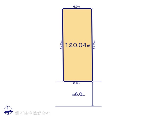 G00371093 埼玉県さいたま市岩槻区諏訪２丁目 土地 2290万円【区画図】