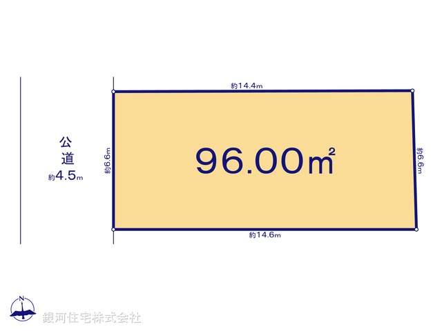 G00371153 神奈川県横浜市金沢区能見台通 土地 5680万円【区画図】