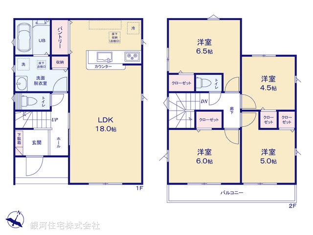 G00371191 千葉県市原市諏訪２丁目 新築一戸建て 3099万円【間取図】