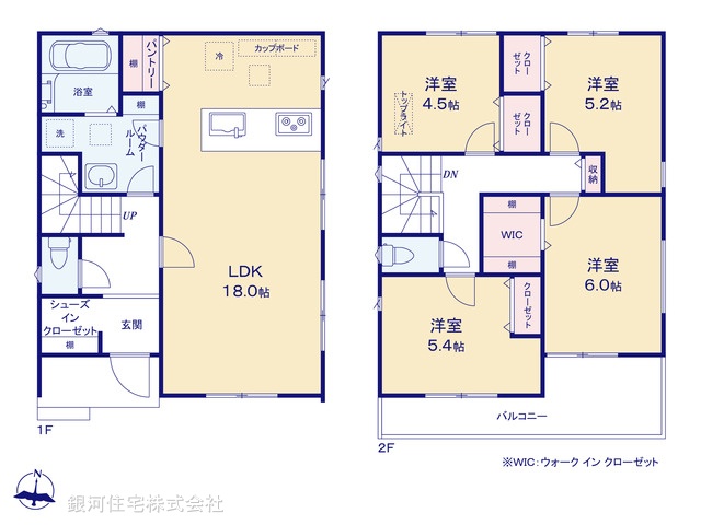 G00371215 神奈川県横須賀市長沢２丁目 新築一戸建て 3790万円【間取図】