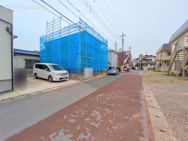 G00371237 千葉県松戸市新松戸南１丁目 新築一戸建て 5899万円 土地面積107.01m² (約32.37坪) 建物面積103.77m² (約31.39坪) 間取り４ＬＤＫ 築年月2025年06月【外観3】