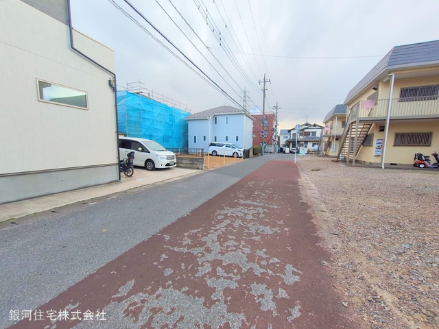 G00371237 千葉県松戸市新松戸南１丁目 新築一戸建て 5899万円 土地面積107.01m² (約32.37坪) 建物面積103.77m² (約31.39坪) 間取り４ＬＤＫ 築年月2025年06月【外観17】
