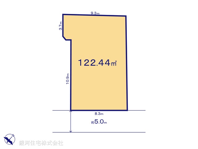 G00371289 神奈川県秦野市尾尻 土地 2150万円【区画図】