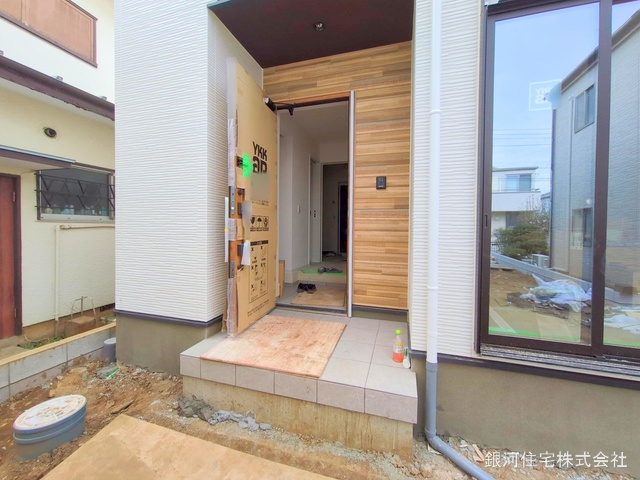G00371322 千葉県流山市向小金３丁目 新築一戸建て 4399万円 土地面積154.99m² (約46.88坪) 建物面積112.79m² (約34.11坪) 間取り４ＬＤＫ 築年月2025年05月【外観10】