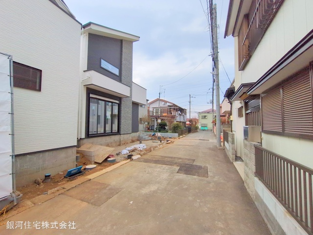 G00371323 千葉県流山市向小金３丁目 新築一戸建て 4699万円 土地面積102.34m² (約30.95坪) 建物面積103.81m² (約31.40坪) 間取り４ＬＤＫ 築年月2025年05月【外観6】