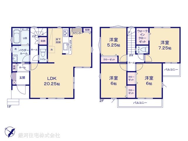 G00371329 埼玉県ふじみ野市西１丁目 新築一戸建て 4999万円【間取図】