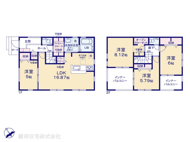 G00371512 東京都武蔵村山市中藤５丁目 新築一戸建て 3880万円【間取図】