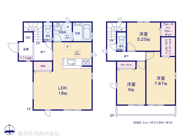 G00371535 千葉県船橋市松が丘３丁目 新築一戸建て 2699万円【間取図】