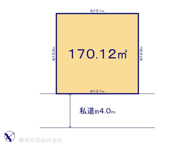 G00371714 東京都杉並区浜田山２丁目 土地 1億5450万円【区画図】