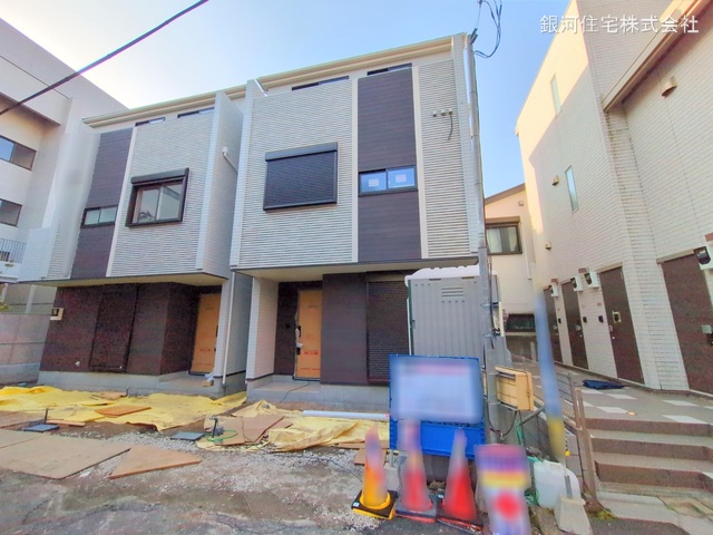 G00371728 東京都北区王子５丁目 新築一戸建て 5980万円 土地面積44.28m² (約13.39坪) 建物面積64.37m² (約19.47坪) 間取り３ＤＫ 築年月2025年04月(築１年以内)【外観5】
