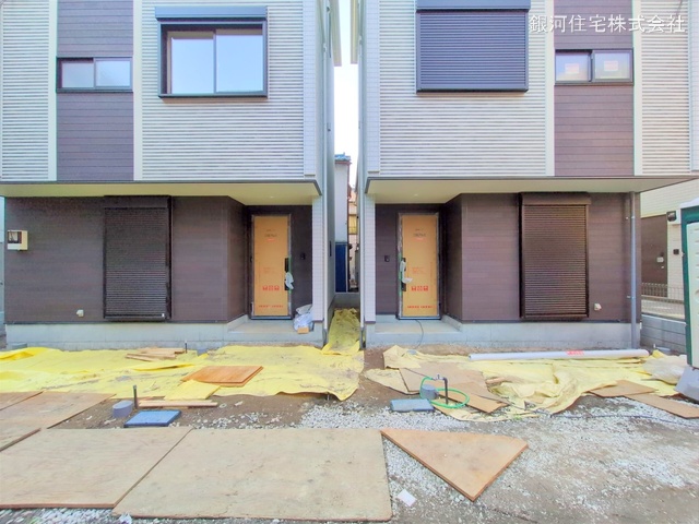 G00371728 東京都北区王子５丁目 新築一戸建て 5980万円 土地面積44.28m² (約13.39坪) 建物面積64.37m² (約19.47坪) 間取り３ＤＫ 築年月2025年04月(築１年以内)【外観11】