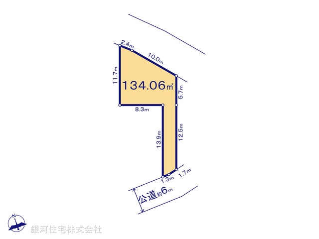 G00371866 埼玉県さいたま市緑区大字三室 土地 1990万円【区画図】