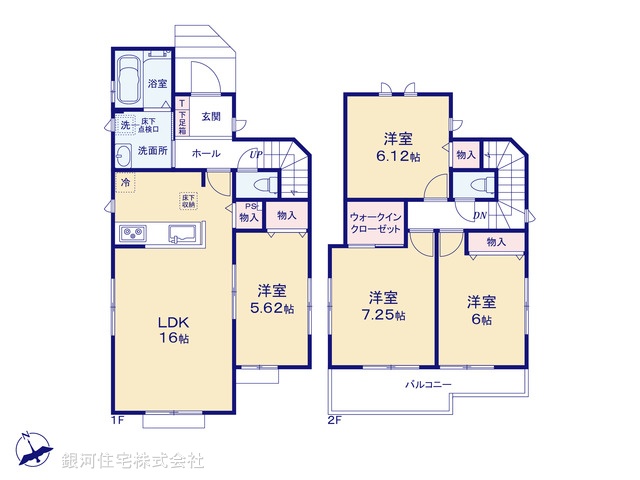 G00371937 千葉県船橋市小室町 新築一戸建て 2990万円【間取図】