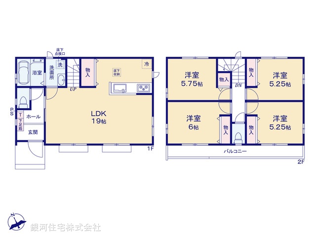 G00371941 千葉県船橋市小室町 新築一戸建て 2790万円【間取図】
