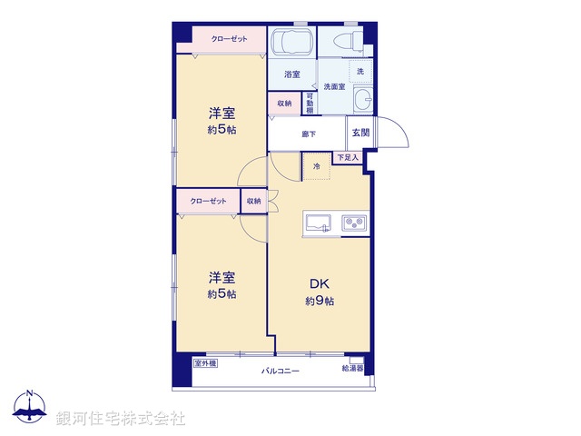 G00372182 東京都荒川区東日暮里２丁目 中古マンション 2380万円【間取図】