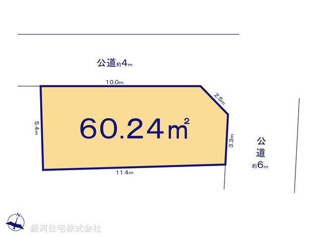 G00372262 埼玉県さいたま市浦和区針ヶ谷１丁目 土地 4299万円【区画図】