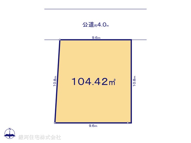G00372451 東京都三鷹市大沢５丁目 土地 3900万円【区画図】