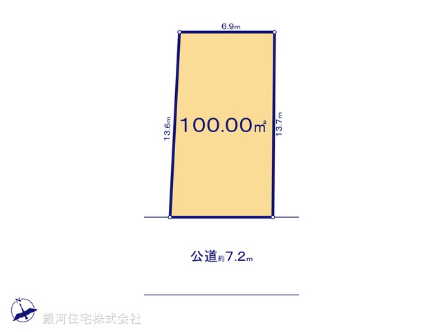 G00372647 東京都杉並区西荻南４丁目 土地 1億880万円【区画図】