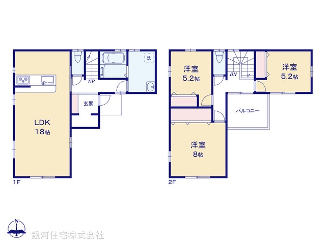 G00372655 埼玉県入間市大字南峯 新築一戸建て 2850万円【間取図】