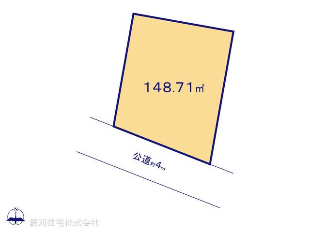 G00372658 埼玉県入間市大字南峯 土地(建築条件付土地) 1100万円【区画図】