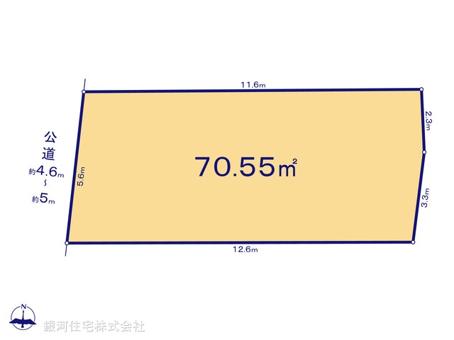 G00372735 東京都八王子市元横山町１丁目 土地(建築条件付土地) 2780万円【区画図】