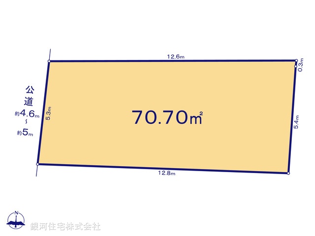 G00372736 東京都八王子市元横山町１丁目 土地(建築条件付土地) 2580万円【区画図】