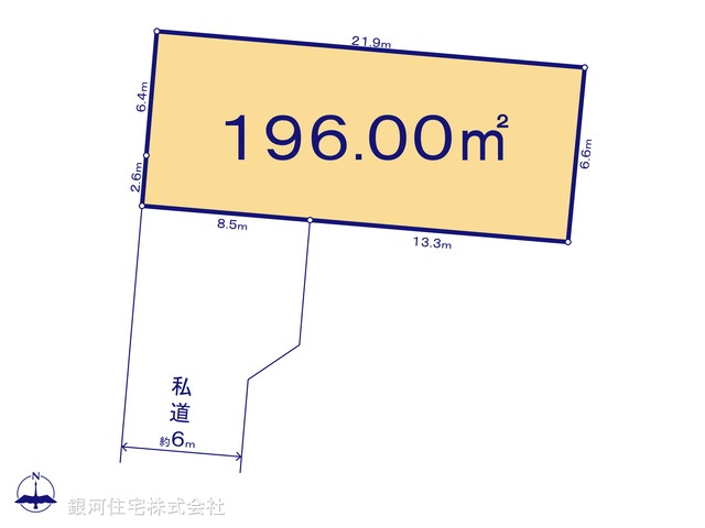 G00372918 千葉県船橋市二和西５丁目 土地 2790万円【区画図】