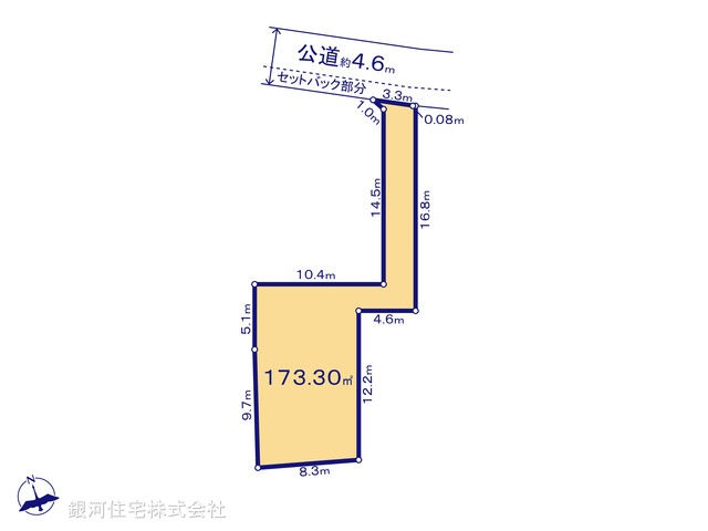 G00372961 千葉県市川市北国分２丁目 土地 2880万円【区画図】