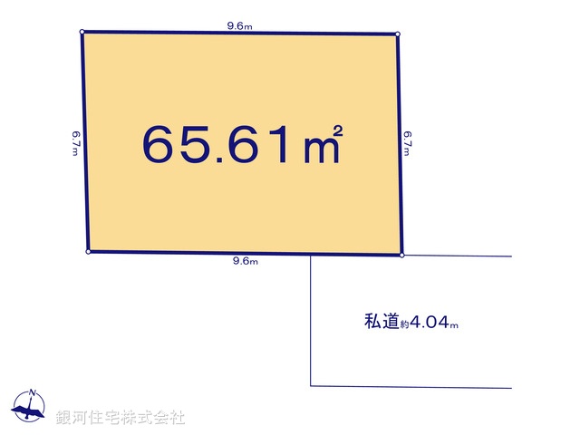 G00373209 埼玉県上尾市上町１丁目 土地(建築条件付土地) 2140万円【区画図】