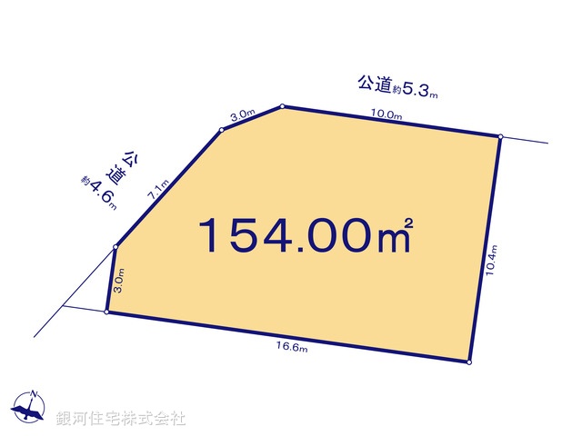 G00373234 埼玉県比企郡川島町大字中山 土地(建築条件付土地) 830万円【区画図】