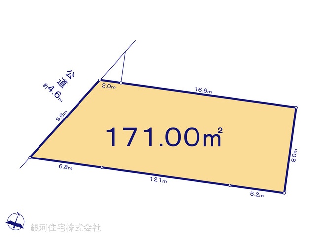G00373235 埼玉県比企郡川島町大字中山 土地(建築条件付土地) 730万円【区画図】