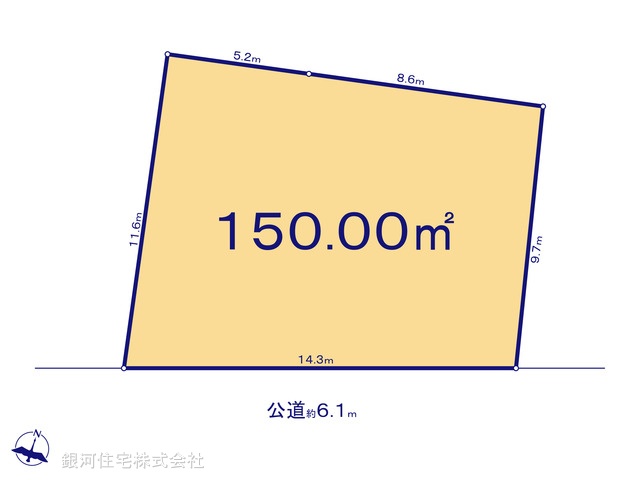 G00373238 埼玉県比企郡川島町大字中山 土地(建築条件付土地) 930万円【区画図】