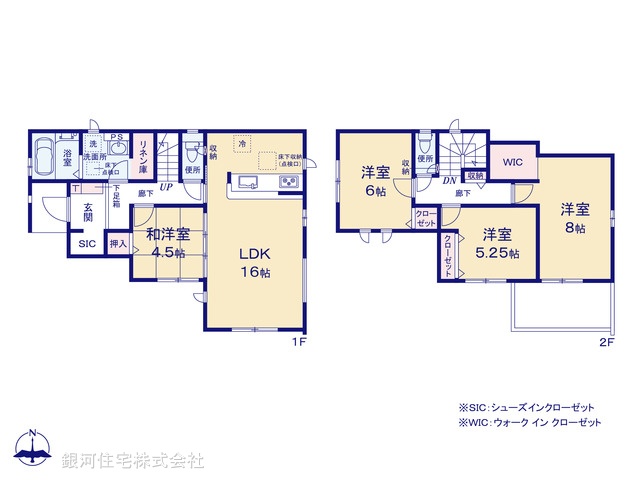 G00373272 千葉県流山市大字東深井 新築一戸建て 3690万円【間取図】