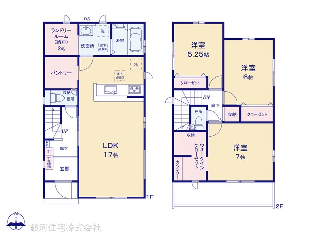 G00373273 千葉県流山市大字東深井 新築一戸建て 3190万円【間取図】