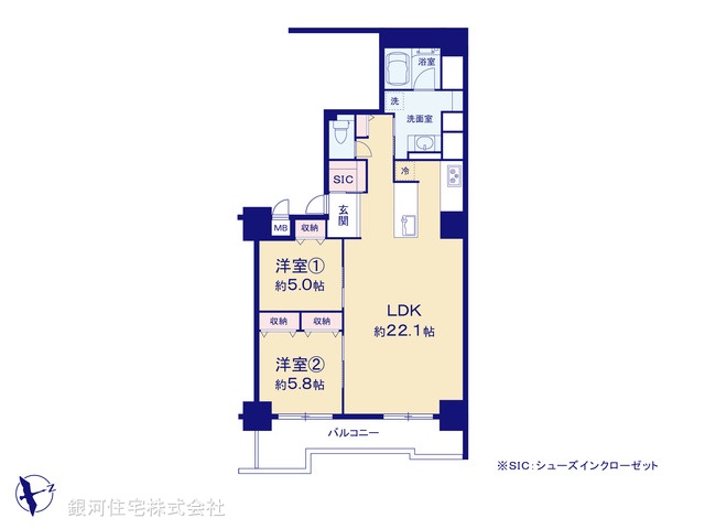 G00373356 東京都武蔵野市吉祥寺南町１丁目 中古マンション 9280万円【間取図】