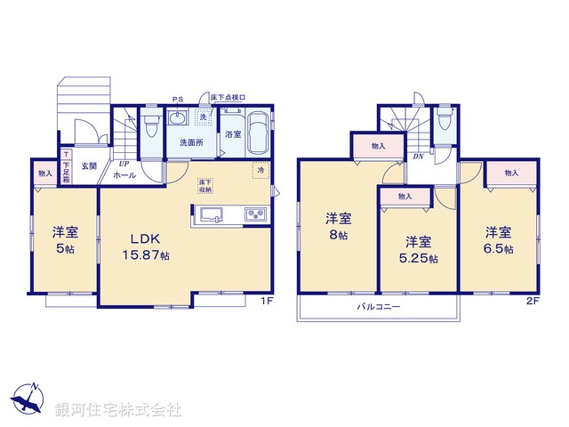G00373381 埼玉県川口市大字安行慈林 新築一戸建て 3890万円【間取図】