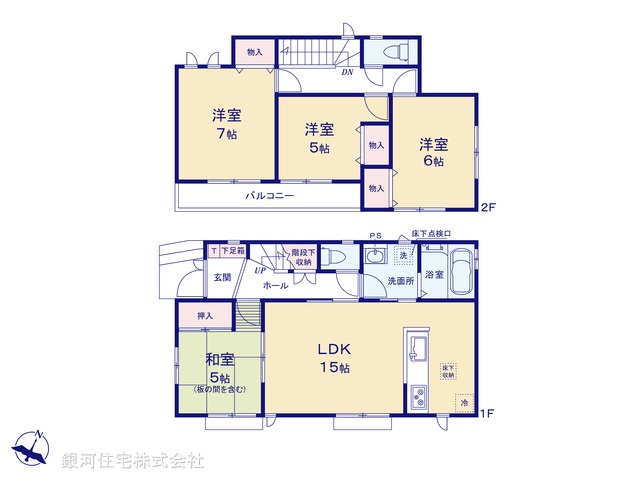 G00373384 埼玉県川口市大字安行慈林 新築一戸建て 3990万円【間取図】