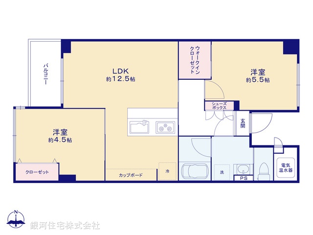 G00373439 東京都品川区南大井２丁目 中古マンション 4799万円【間取図】