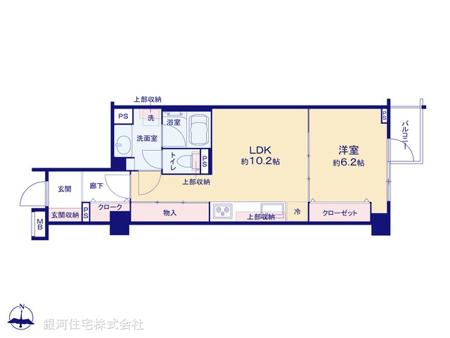 G00373456 東京都港区白金５丁目 中古マンション 6780万円【間取図】
