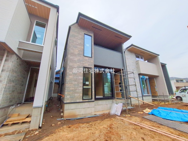 G00373475 千葉県船橋市薬円台３丁目 新築一戸建て 4390万円 土地面積110.00m² (約33.27坪) 建物面積101.02m² (約30.55坪) 間取り３ＳＬＤＫ 築年月2025年06月【外観6】