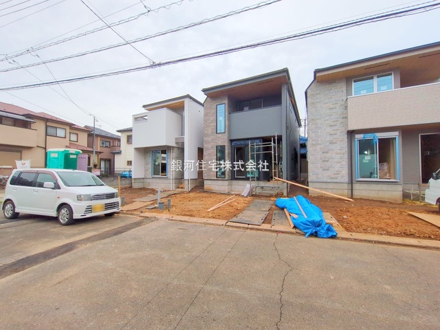 G00373475 千葉県船橋市薬円台３丁目 新築一戸建て 4390万円 土地面積110.00m² (約33.27坪) 建物面積101.02m² (約30.55坪) 間取り３ＳＬＤＫ 築年月2025年06月【外観12】