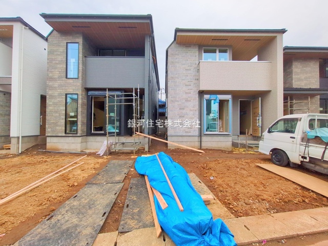 G00373475 千葉県船橋市薬円台３丁目 新築一戸建て 4390万円 土地面積110.00m² (約33.27坪) 建物面積101.02m² (約30.55坪) 間取り３ＳＬＤＫ 築年月2025年06月【外観14】