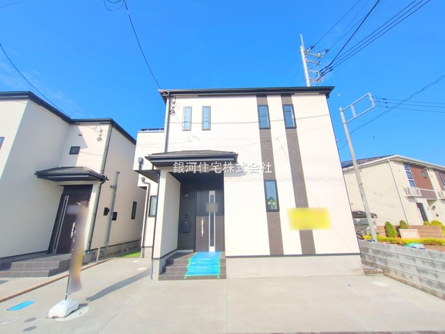 G00373633 埼玉県川口市大字安行小山 新築一戸建て 3790万円 土地面積100.09m² (約30.27坪) 建物面積94.18m² (約28.48坪) 間取り４ＬＤＫ 築年月2025年05月(築１年以内)【外観12】