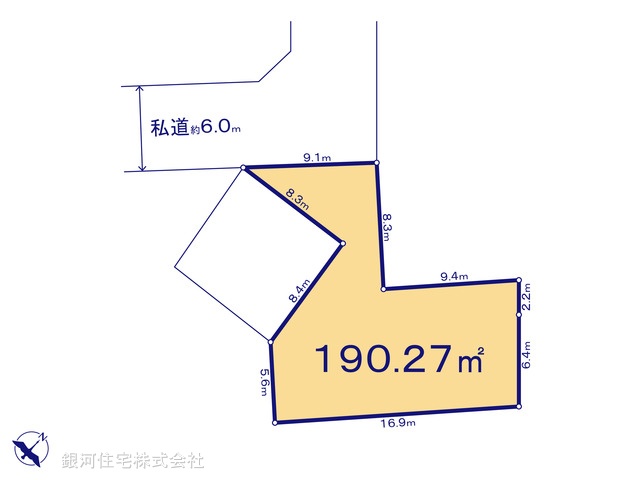 G00373680 埼玉県川口市大字安行小山 土地 2480万円【区画図】